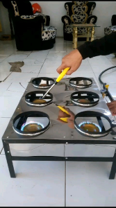 kompor serabi 6 tungku | kompor sambal Gemi | kompor martabak