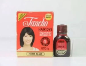 Tancho hair dye 6g hitam alami