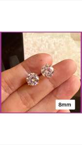 10k sd gold stud earing (electroplated)