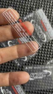 Stiker shockbreaker ktc racing terbaru