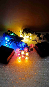Solar Led Fairy Light Crystal Light Decoration Solar Lampu Raya Solar Lampu Lip Lap Solar