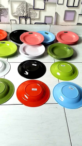 (6 PCS) PIRING MELAMIN KOTAK GOLDEN FLYING FISH P0904