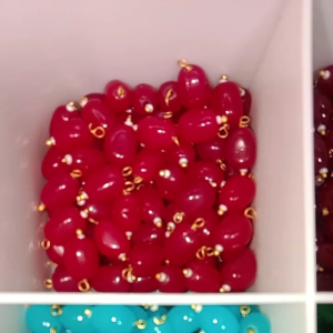 Coklat Beads 1.2cm (20 pieces)