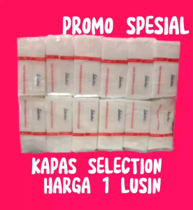 12 PCS SELECTION KAPAS 35 GR FACIAL COTTON