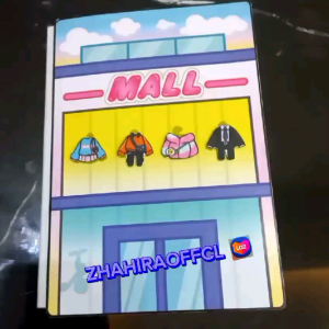 mainan anak perempuan TOCA BOCA MALL SERIES PAPER BOOK DOLLS BONGKAR PASANG BONEKA KERTAS TOKA BOKA