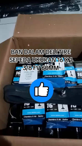 BAN DALAM SEPEDA UKURAN 16 X 1 3/8
