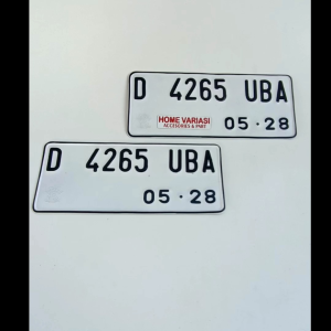 PLAT NOMOR CUSTOM BISA REQUEST BAHAN PLAT TEBAL