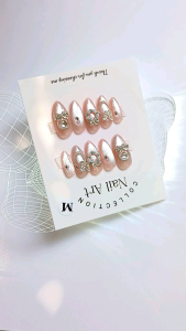 Móng tay thiết kế Nail box mắt mèo hồng mã số AB3