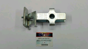 Setelan Rantai Mega Pro Mono Shock (Harga Per 1 PCS) - Stelan Rante Anting Anting Chain Adjuster + Plat Honda Megapro New Monoskok Sokk Shockbreaker 150