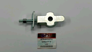 Setelan Rantai Satria 2T \\\"A\\\" (Harga Per 1 PCS) - Stelan Rante Anting Anting Chain Adjuster + Plat Suzuki Satria 2 Tak Hiu Lumba Kwalitas Grade A