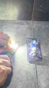 Bohlam LED Motor Bebek: 12 Mata High Low Beam H6 Putih/Kuning & Putih/Putih