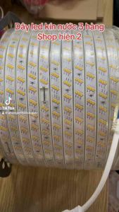 Dây Led 3 Hàng Bóng Hắc Trần ( Combo 3mét 5mét 10mét + Nguồn )