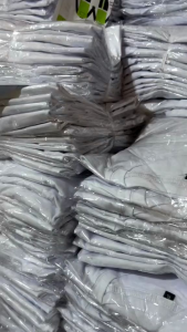 Kaos Polos Abu Misty Lengan Pendek Cotton Combed 30s Premium