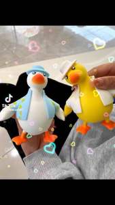 Con Vịt Nắn Bóp Đàn Hồi Squishy Mochi Hot Đồ Chơi Nắn Bóp Đàn Hồi Xả Stress Hình Chú Vịt Hoạt Hình Cute