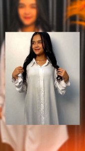 Tunik Pita Belakang - Kemeja Full Kancing