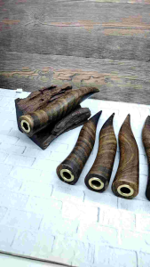 Once pipa cangklong kayu kelor Jawa bulat model S B96