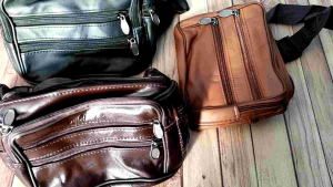 Tas Pinggang dengan Bahan Kulit Berkualitas dan Tas Selempang Pria Full Kulit