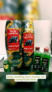 R8 Tubeless Tire made in thailand(free sealant &pito)