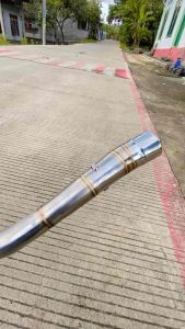 Leheran Pipa Knalpot Sonic Supra GTR Roat Race Terbaru Bahan Stenlis Inset 50