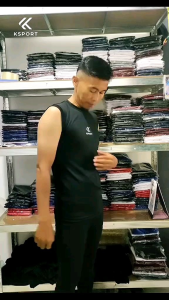 manset SINGLET KSPORT/manset olahraga tanpa lengan/lekbong/manset lari/manset gym pria