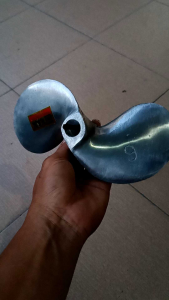 Baling alminium D2X9 as¾ (as19mm) untuk perahu nelayan as ketinting 8pk 9pk10pk