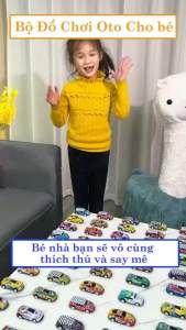 Thùng 30 ô tô đồ chơi chạy đà chất liệu hợp kim cao cấp tổng hợp xe nhiều màu sắc an toàn cho bé