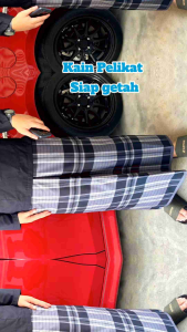 Ready Stock Kain Pelikat instant Lelaki Kain Sarong Siap Getah