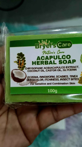 Acapulco Herbal Soap Antifungal Soap 100g For Itchy Skin Eczema Tinea Versicolor Scabies Insect Bites