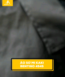 Áo sơ mi nam tay ngắn chất liệu kaki Hàn Quốc túi cài nút form đứng 4545