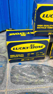 Ban Dalam Sepeda Ukuran 20 x 1.50 / 2.00 LUCKY STONE Pentil Panjang Motor AV 48mm Mini Lipat Minion | High Quality