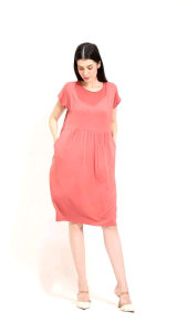 Dress Busui Friendly Bukaan Kanan Kiri untuk Baju Menyusui Busui dan Bumil