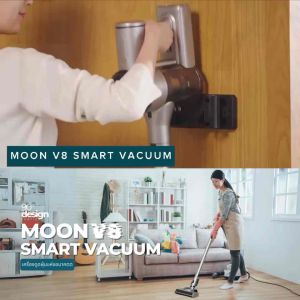 Moon 4IN1 V8 Smart Vacuum Cleaner (28000PA) เครื่องดูดฝุ่นอัจฉริยะ