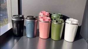 Mug Coffee Portable Stainless Steel 510ml Mewah - Termos Kopi Exclusive