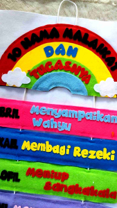 Hiasan Dinding Flanel Handmade & Tugas Malaikat