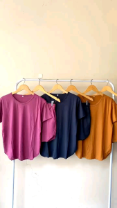 SETELAN WANITA KEKINIAN CELANA PENDEK / CELANA 7/8 KATUN RIP ALLSIZE ADEM DINGIN