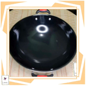 Wajan anti lengket uk 34 / Wajan enamel 2 kuping gsf / Free Bubble Warp