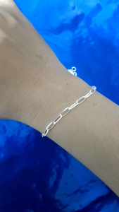 Gelang Tangan Dewasa Paper Klip (Perak 925)