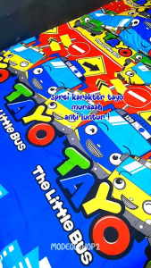 SPREI KARTUN MOTIF TAYO / SPREI KARAKTER TAYO SPREI ANAK SPREI HOMEMADE MURAH