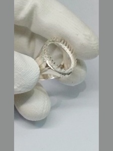 🇲🇾◆H18 ★Ring Casting DIY ★Sarung Cincin Silver 925 ★Stone size : ①15 x 20mm ②15 x 21mm ★Grade A ★±11.00gm