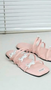 SANDAL WANITA MODEL TALI VARIASI BUNGA BM529