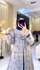 27gadih gamis simple kekinian produk terbaru Amore by ruby edisi fatemah dress