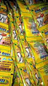 Spesial GIGI GUSI Obat paten ces Pleng Cekot-Cekotan Gusi bengkak Nyeri-Nyeri Hanger isi 20 shacet