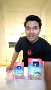 Gomilku sr12 Susu Kambing Etawa Stroberi Premium susu bubuk kesehatan