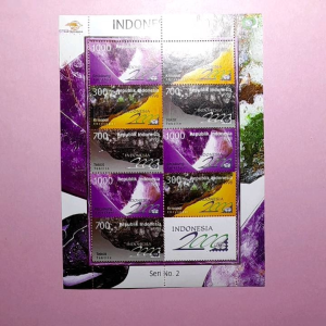Koleksi Filateli Miniatur sheet kuno Indonesia 2000 Tahun 1998