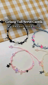 Gelang tali fairy bracelet/manik manik tali /Aesthetic beads lucu bracelet Tali/pantai