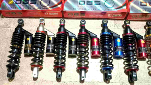 dbs Shockbreaker belakang tabung atas 310mm 330mm Bisa untuk motor Beat-Vario-ScoopyMioFinoXeonMio jMio M3 Sesuai Gambar