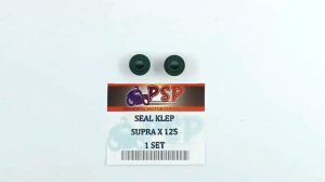 Seal Klep Supra X 125 (Harga Per Set Isi 2) - Sil Siel Karet Batang Klip Valve Stem Honda BeAT Fi BeAT POP eSP BeAT Sporty eSP Scoopy Fi Supra X 125 Fi Vario 125 eSP Vario 150 eSP CRF 150L