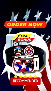 Sabuk/Ikat pinggang anak TK SD Captain America 03 bahan berkualitas.Trendi & kekinian untuk fashion.