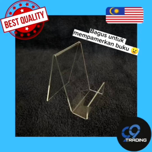 [Ready Stock] Transparent Acrylic Bookshelf Book Stand Display