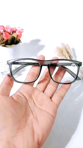 Kacamata Baca Frame Kotak Grey Gagang Sudah Per TE302D-T